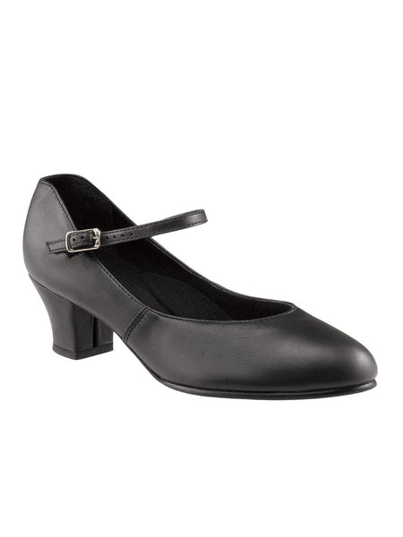 Capezio Leather JR Footlight Black